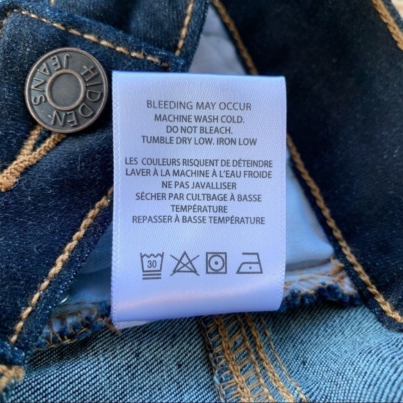 Hidden Raw Hem Jean Skirt - Picture 8 of 8